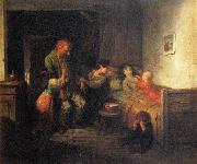 Charles De Groux The drunkard France oil painting artist